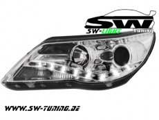 SW-Light Scheinwerfer VW Tiguan 5N 07-11 LED TFL-Optic chrom