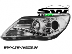 SW-Light Scheinwerfer VW Tiguan 5N 07-11 LED TFL-Optic chrom