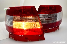 SW Rckleuchten fr Audi A4 B5 Lim 1995-10/2000 red/crystal