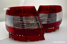 SW Rckleuchten fr Audi A4 B5 Lim 1995-10/2000 red/crystal