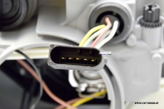 SW Scheinwerfer fr Mercedes Benz C-Coupe/Sport Coup C203 01-04 Black