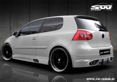 Heckstostange SW-Design fr VW Golf 5 03-08