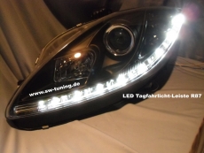 SW-DRL Scheinwerfer Seat Leon 1P1 09-13 LED Tagfahrlicht R87 black