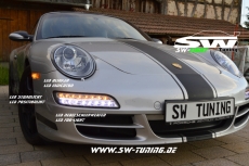 SW-Light LED Nebelscheinwerfer LED Standlicht LED Blinker fr Porsche 911 / 997 05-08