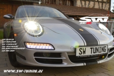 SW-DRL LED Tagfahrlicht Nebelscheinwerfer Blinker fr Porsche 911/997 05-08