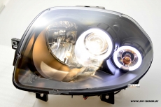 Angel Eye Scheinwerfer Renault Clio II 98-01 CCFL-SLR black