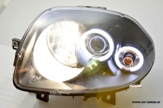 Angel Eye Scheinwerfer Renault Clio II 98-01 CCFL-SLR black