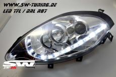 SW-DRL Scheinwerfer Fiat Bravo 198 07-13 LED Tagfahrlicht chrome
