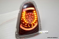 SW-Celi LED Rckleuchten fr New Mini R56/R57 Cabrio 11-13 Black/white Lightbar