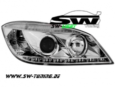SW-Light Scheinwerfer fr MB C-Klasse W204/S204 07-11 LED Standlicht chrome