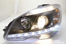 SW-Light Scheinwerfer fr MB C-Klasse W204/S204 07-11 LED Standlicht black