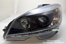 SW-Light Scheinwerfer fr MB C-Klasse W204/S204 07-11 LED Standlicht black