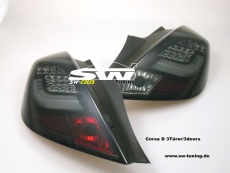 SW-Celis LED Rckleuchten Opel Corsa D 06-14 3Trer Black/Smoke Lightbar