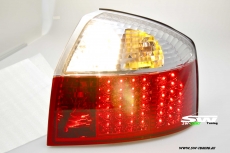 SW-Light LED Rckleuchten fr Audi A4 8E Limousine 01-04 in red/crystal