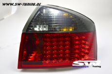 SW-Light LED Rckleuchten fr Audi A4 8E Limousine 01-04 in red/black