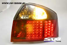 SW-Light LED Rckleuchten fr Audi A4 8E Limousine 01-04 in red/black
