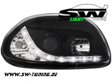 SW-Light Scheinwerfer Renault Clio 2 98-01 LED TFL-Optik black