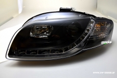 SW-Light Scheinwerfer Audi A4 B7 05-08 LED Standlicht black
