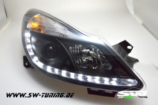SW-Light headlights black Opel Corsa D 06-10 LED positionlight black