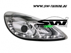 SW-Light Scheinwerfer Opel Corsa D 06-10 LED Standlichtleiste chrome