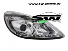 SW-Light Scheinwerfer Opel Corsa D 06-10 LED Standlichtleiste chrome