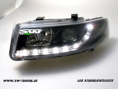 SWLight Scheinwerfer Seat Leon/Toledo 1M 99-04 LED Standlicht black
