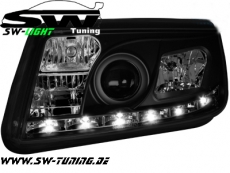 SW-Light Scheinwerfer VW Bora LED Standlicht schwarz