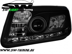 SW-Light Scheinwerfer VW Bora LED Standlicht schwarz