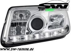 SW-Light Scheinwerfer VW Bora LED Standlicht chrome