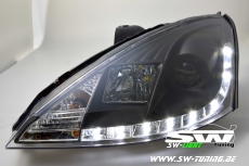 SW-Light Scheinwerfer Ford Focus Mk1 01-04 Facelift LED Standlicht black