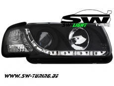 SW-Light Scheinwerfer VW Polo 6N 94-98 LED TFL-Optik schwarz