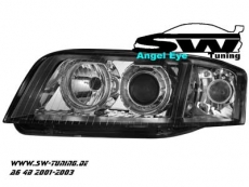 Angel Eye Scheinwerfer Audi A6 4B/5C 01-03 Standlichtringe black