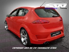 Seat Leon 1P 05-09 Heckstostange SWL-Design mit Teilegutachten