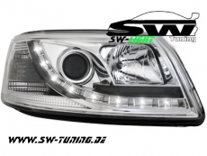 SW-Light headlights VW T5 03-09 LED positionlight chrome