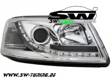SW-Light headlights VW T5 03-09 LED positionlight chrome