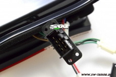 LED Rckleuchten fr 3er BMW E46 LCI Limo 02-04 red/crystal 4-teilig