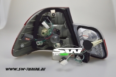 LED Rckleuchten BMW E46 Limo 98-01 red/crystal 4-teilig