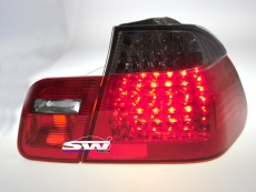 LED Rckleuchten fr BMW 3er E46 Lim 98-01 red/smoke 4-teilig