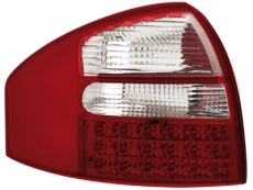 SW-Light LED Rckleuchten Audi A6 4B Limousine 97-04 red/crystal