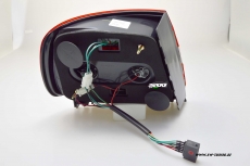 SW-Light LED Rckleuchten fr Audi A4 B5 Limo 1995-10/2000 red/crystal