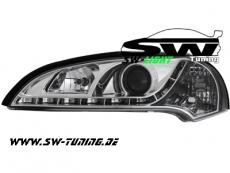 SW-Light Scheinwerfer Opel Tigra 94-00 LED Tagfahrlicht Optik chr