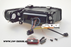 Angel Eye Scheinwerfer Seat Leon 1M / Toldeo 99-05 CCFL Standlichtringe Black