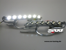 LED Tagfahrlicht fr Mercedes E-Klasse W211 Avantgarde 06-09 chrome mit NSW
