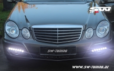 LED Tagfahrlicht fr Mercedes E-Klasse W211 Avantgarde 06-09 chrome mit NSW