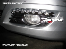 LED Tagfahrlicht fr Mercedes E-Klasse W211 Avantgarde 06-09 chrome mit NSW