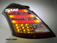 SW-Celi LED Rckleuchten Suzuki Swift Typ FZ/NZ 10-16 black/Clear