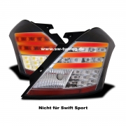 SW-Celi LED Rckleuchten Suzuki Swift Typ FZ/NZ 10-16 black/Clear
