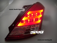 SW-Celi LED Rckleuchten Suzuki Swift Typ FZ/NZ 10-16 red/clear