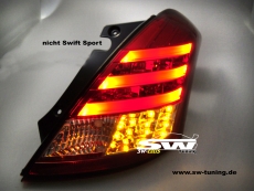 SW-Celi LED Rckleuchten Suzuki Swift Typ FZ/NZ 10-16 red/clear