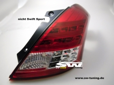 SW-Celi LED Rckleuchten Suzuki Swift Typ FZ/NZ 10-16 red/clear